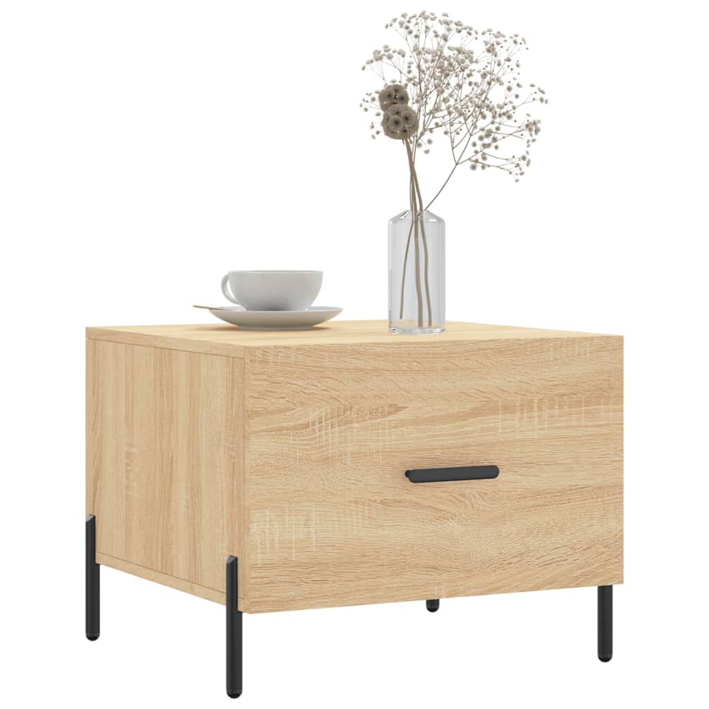 vidaXL Τραπεζάκι Σαλονιού Sonoma Δρυς 50x50x40 εκ. Επεξεργασμένο Ξύλο