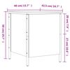vidaXL Παγκάκι Αποθήκευσης Καφέ Δρυς 40x42,5x50 εκ. από Επεξ. Ξύλο