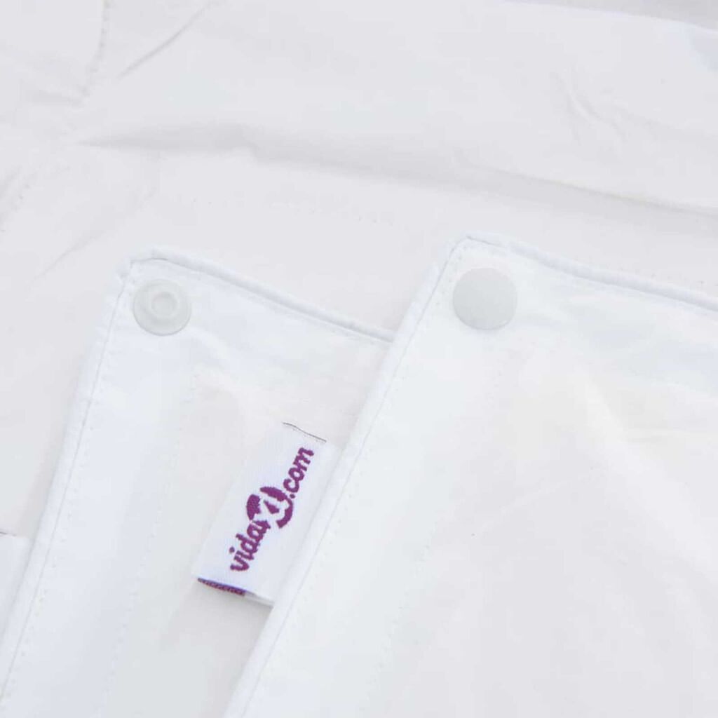 vidaXL Σετ Κουβέρτας με μαξιλάρι 2 pcs Λευκό 155 x 200 εκ. Πούπουλο