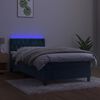 vidaXL &Kappa;&rho;&epsilon;&beta;ά&tau;&iota; Boxspring &mu;&epsilon; &Sigma;&tau;&rho;ώ&mu;&alpha; & LED &Sigma;&kappa;. &Mu;&pi;&lambda;&epsilon; 100x200&epsilon;&kappa;. &Beta;&epsilon;&lambda;&omicron;ύ&delta;&iota;&nu;&omicron;
