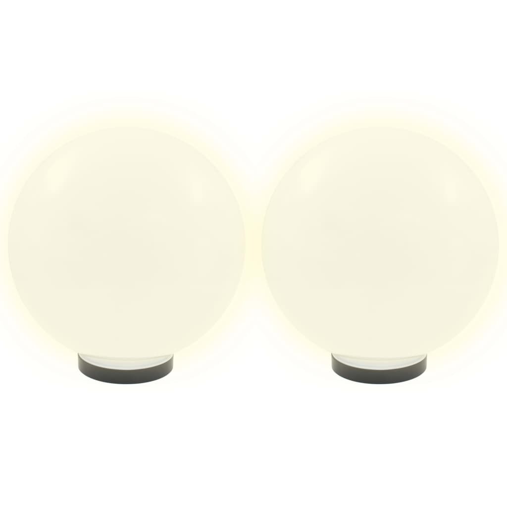 vidaXL Φωτιστικά Μπάλα LED 4 τεμ. Σφαιρικά 30 εκ. Ακρυλικά (PMMA)