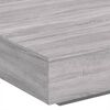 vidaXL Τραπεζάκι Σαλονιού με Φώτα LED Γκρι Sonoma 100x100x31 εκ.