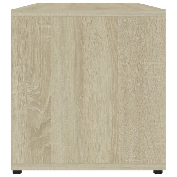 vidaXL Έπιπλο Τηλεόρασης Sonoma Δρυς 80 x 34 x 36 εκ. από Επεξ. Ξύλο