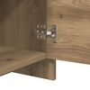 vidaXL &Sigma;&epsilon;&tau; &epsilon;&pi;ί&pi;&lambda;&omicron;&upsilon; &tau;&eta;&lambda;&epsilon;ό&rho;&alpha;&sigma;&eta;&sigmaf; &Epsilon;&pi;&iota;&tau;&omicron;ί&chi;&iota;&omicron; Artisan Oak 90 x 35 x 40 &epsilon;&kappa;.
