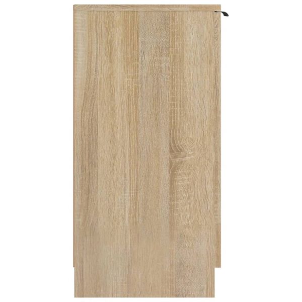 vidaXL Παπουτσοθήκη Sonoma Δρυς 59x35x70 εκ. από Επεξεργασμένο Ξύλο