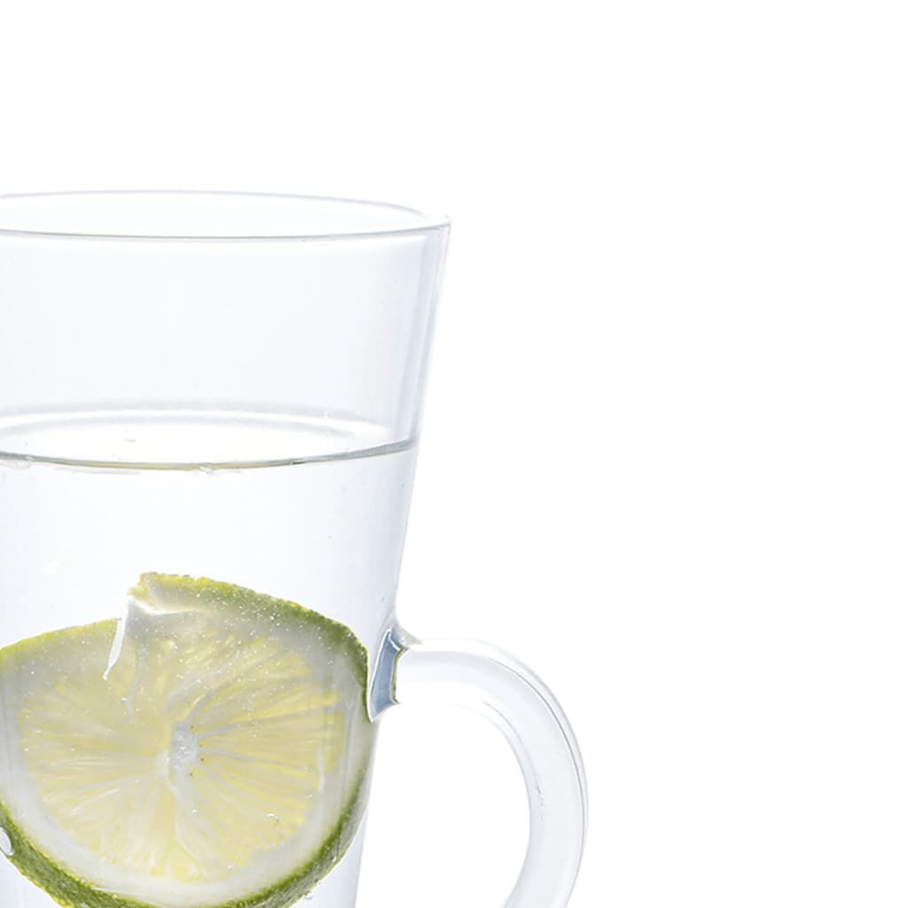 vidaXL Ποτήρια Λάτε με Λαβή 6 Τεμ. 250 ml