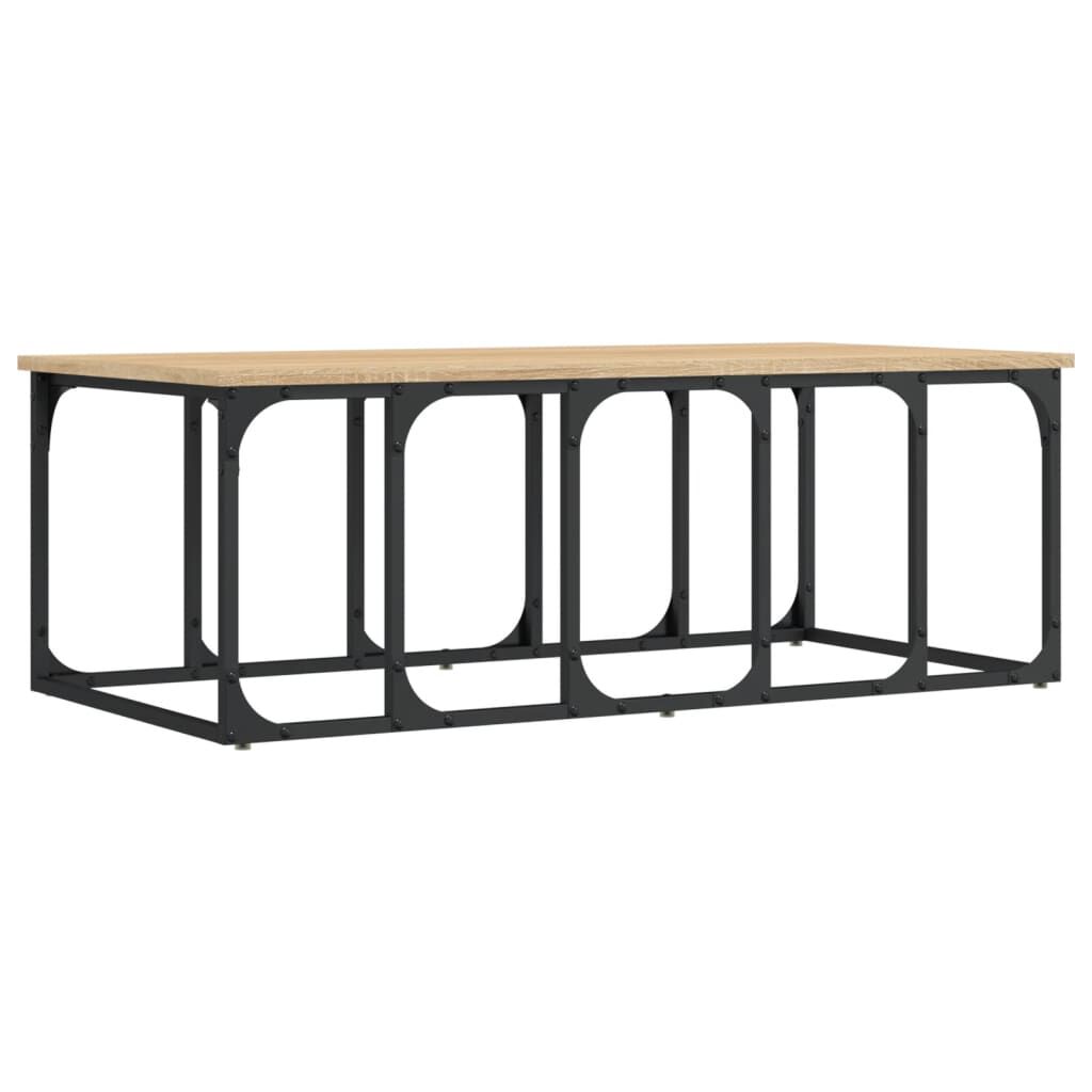 vidaXL Τραπεζάκι Σαλονιού Sonoma Δρυς 100x50x35,5 εκ. Επεξεργ. Ξύλο
