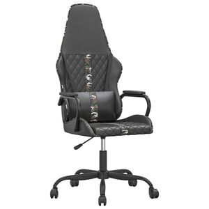 vidaXL &Kappa;&alpha;&rho;έ&kappa;&lambda;&alpha; Gaming &Mu;&alpha;ύ&rho;&omicron;/&Pi;&alpha;&rho;&alpha;&lambda;&lambda;&alpha;&gamma;ή &alpha;&pi;ό &Sigma;&upsilon;&nu;&theta;&epsilon;&tau;&iota;&kappa;ό &Delta;έ&rho;&mu;&alpha;
