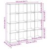 vidaXL Βιβλιοθήκη Αρτισιανή Δρυς 137,5x29x137,5 εκ. Επεξεργασμένο Ξύλο