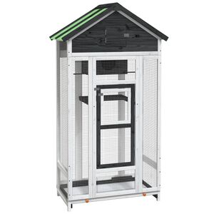 vidaXL &Sigma;&pi;&iota;&tau;ά&kappa;&iota; &Pi;&omicron;&upsilon;&lambda;&iota;ώ&nu; &Gamma;&kappa;&rho;&iota; 91,5 x 53 x 170 &epsilon;&kappa;. &alpha;&pi;ό &Mu;&alpha;&sigma;ί&phi; &Xi;ύ&lambda;&omicron; &Pi;&epsilon;ύ&kappa;&omicron;&upsilon;