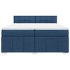 vidaXL &Kappa;&rho;&epsilon;&beta;ά&tau;&iota; Boxspring &mu;&epsilon; &Sigma;&tau;&rho;ώ&mu;&alpha; &Mu;&pi;&lambda;&epsilon; 200x200 &epsilon;&kappa;. &Upsilon;&phi;&alpha;&sigma;&mu;ά&tau;&iota;&nu;&omicron;
