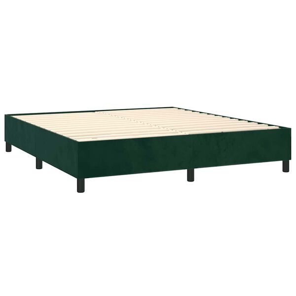 vidaXL &Kappa;&rho;&epsilon;&beta;ά&tau;&iota; Boxspring &mu;&epsilon; &Sigma;&tau;&rho;ώ&mu;&alpha; &Sigma;&kappa;&omicron;ύ&rho;&omicron; &Pi;&rho;ά&sigma;&iota;&nu;&omicron; 180x200&epsilon;&kappa;. &Beta;&epsilon;&lambda;&omicron;ύ&delta;&iota;&nu;&omicron;