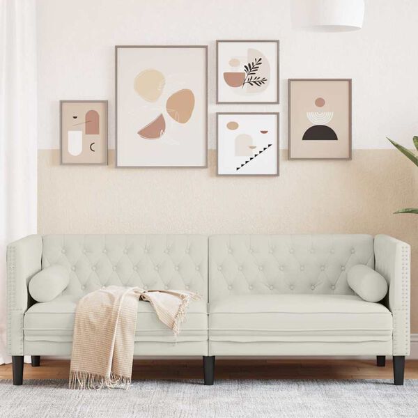 vidaXL &Kappa;&alpha;&nu;&alpha;&pi;έ&sigmaf; &Delta;&iota;&theta;έ&sigma;&iota;&omicron;&sigmaf; Chesterfield &mu;&epsilon; &Sigma;&tau;&eta;&rho;ί&gamma;&mu;&alpha;&tau;&alpha; &Kappa;&rho;&epsilon;&mu; &Beta;&epsilon;&lambda;&omicron;ύ&delta;&omicron;