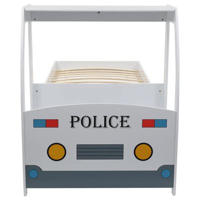 vidaXL Παιδικό Κρεβάτι Αστυνομικό με Στρώμα 7 Ζωνών 90 x 200 εκ. H2