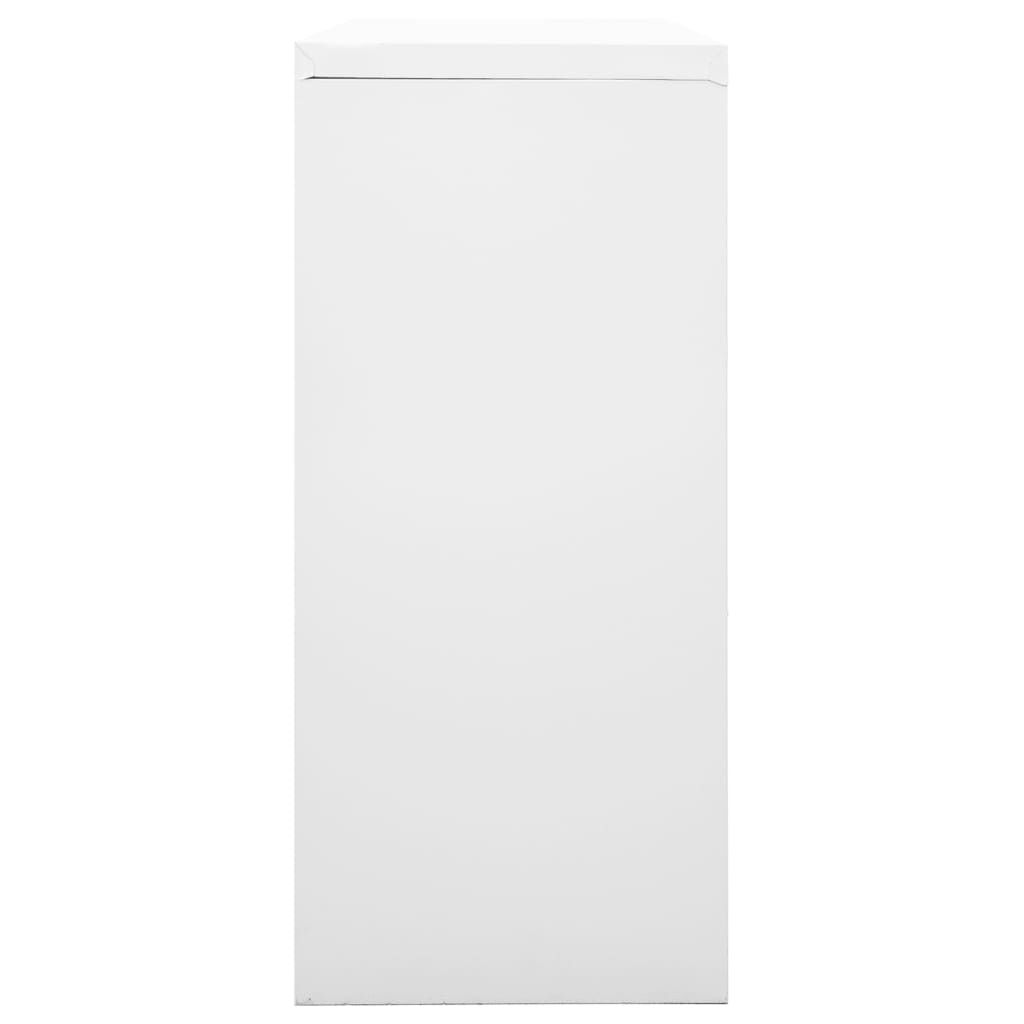 vidaXL Ντουλάπι με Συρόμενη Πόρτα Γκρι 90 x 40 x 90 εκ. Ατσάλινο