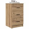 vidaXL Κομοδίνο artisan δρυς 38 x 38 x 66 εκ Επεξεργασμένο ξύλο