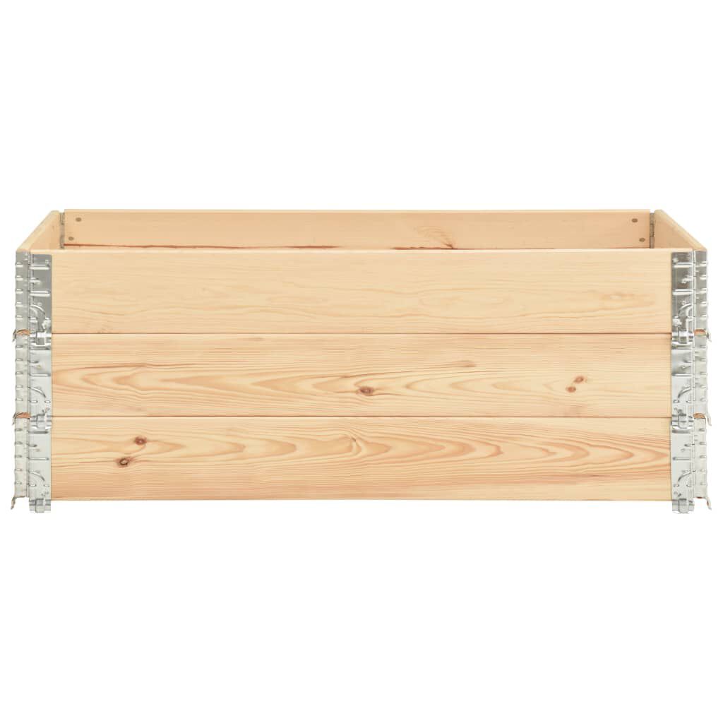 vidaXL Κολάρα Παλέτας 3 τεμ. 50 x 150 εκ. από Μασίφ Ξύλο Πεύκου