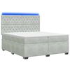 vidaXL &Kappa;&rho;&epsilon;&beta;ά&tau;&iota; box spring &mu;&epsilon; &sigma;&tau;&rho;ώ&mu;&alpha; &Alpha;&nu;&omicron;&iota;&chi;&tau;ό &gamma;&kappa;&rho;&iota; 200 x 200 cm &Beta;&epsilon;&lambda;&omicron;ύ&delta;&omicron;