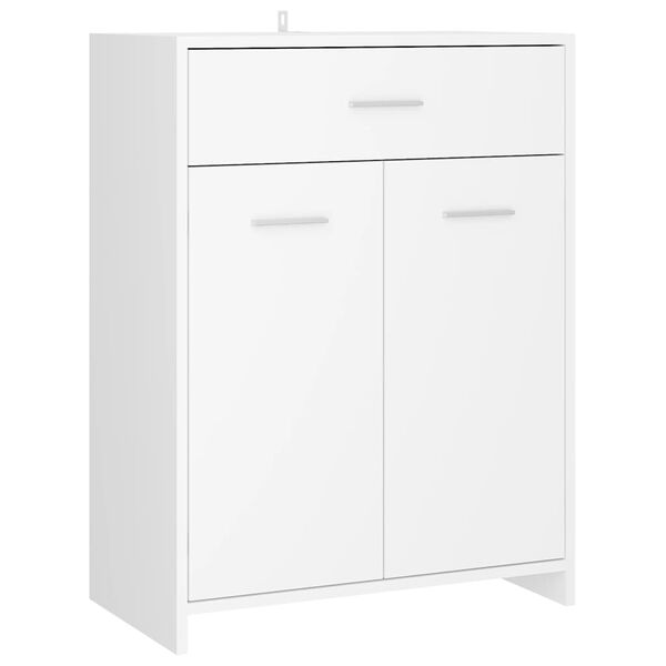 vidaXL Ντουλάπι Μπάνιου Λευκό 60 x 33 x 80 εκ. από Επεξ. Ξύλο