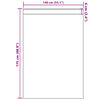 vidaXL Κουρτίνα με κουρτίνες 2 pcs Μπορντό 175 x 140 εκ. Βελούδο