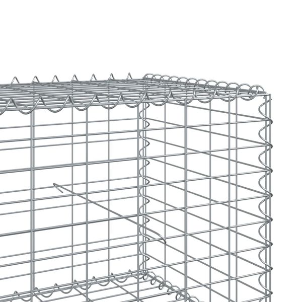 vidaXL Συρματοκιβώτιο με Κάλυμμα 500x100x50εκ. από Γαλβανισμένο Χάλυβα