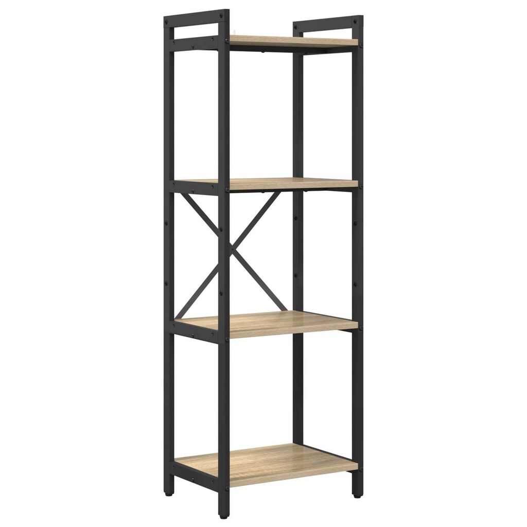 vidaXL Βιβλιοθήκη Sonoma Δρυς 40 x 30 x 118 εκ Επεξεργασμένο ξύλο