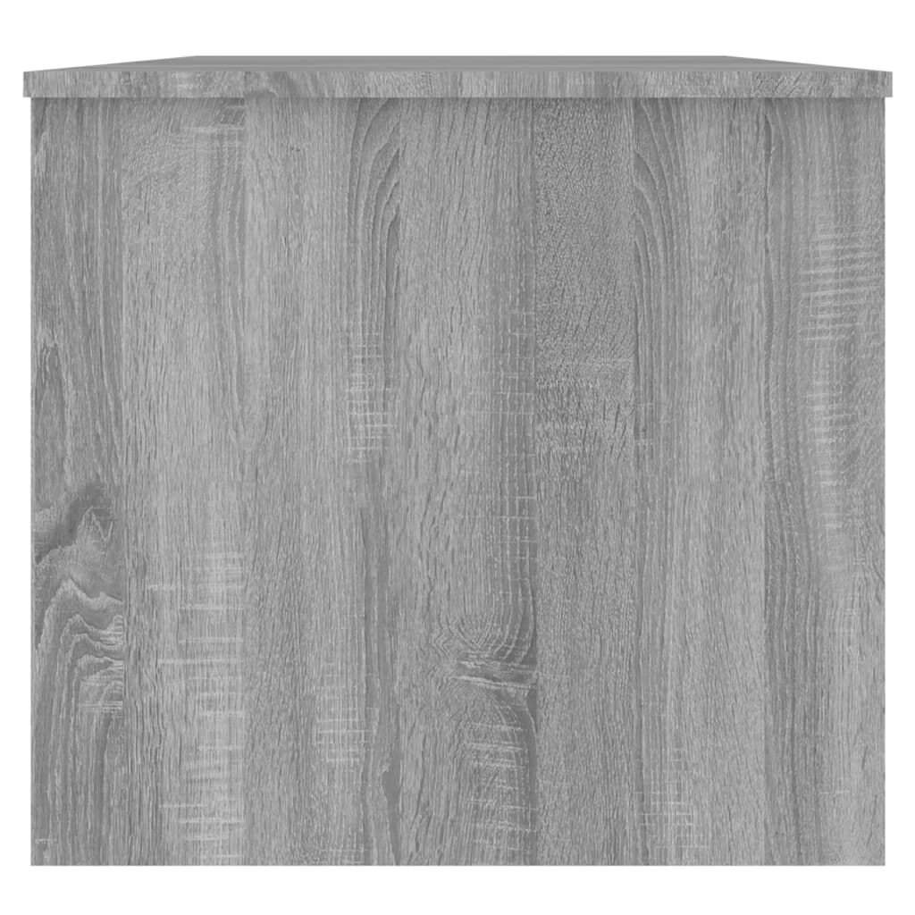 vidaXL Τραπεζάκι Σαλονιού ΓκριSonoma102x50,5x46,5εκ.Επεξεργασμένο Ξύλο