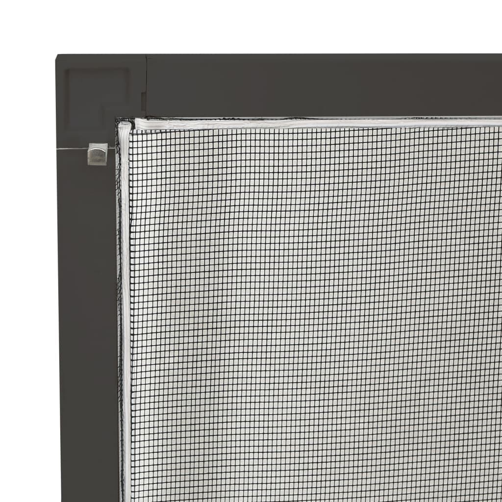 vidaXL Σήτα Εντόμων για Παράθυρα Ανθρακί 80 x 100 εκ.