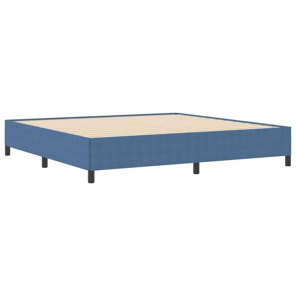 vidaXL Σκελετός Κρεβατιού Μπλε 200 x 200 cm Βελούδο