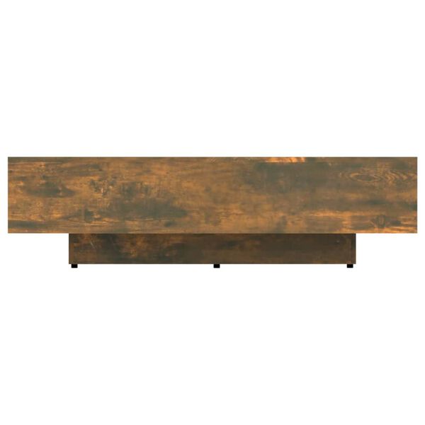 vidaXL Τραπεζάκι Σαλονιού Καπνιστή Δρυς 100x49,5x31 εκ. Επεξεργ. Ξύλο