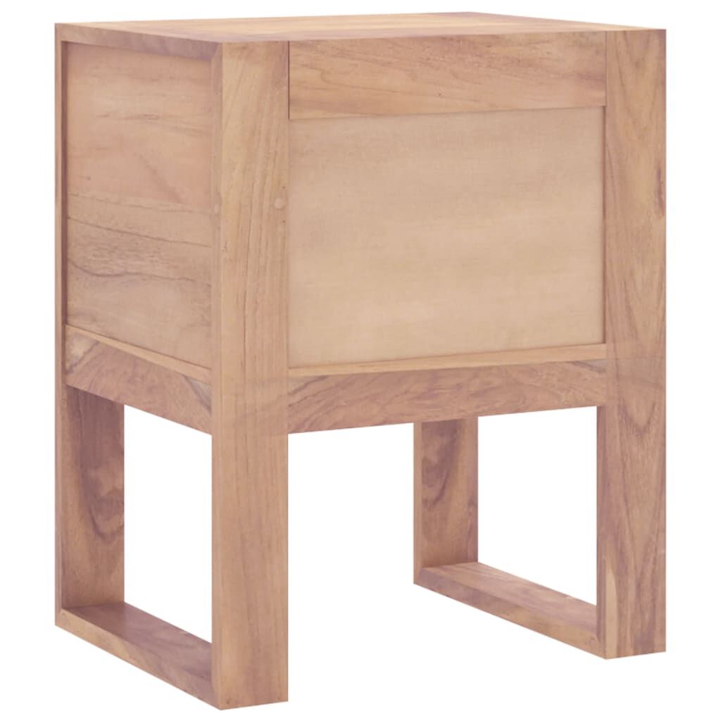 vidaXL Κομοδίνο 40 x 30 x 50 εκ. από Μασίφ Ξύλο Teak