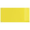vidaXL Πίσω Πάνελ Κουζίνας 2 pcs Κίτρινο 100 x 50 cm σκληρυμένο γυαλί