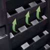 vidaXL Κάδος Κομποστοποίησης Μαύρος 93,3 x 93,3 x 113 εκ. 740 Λίτρων