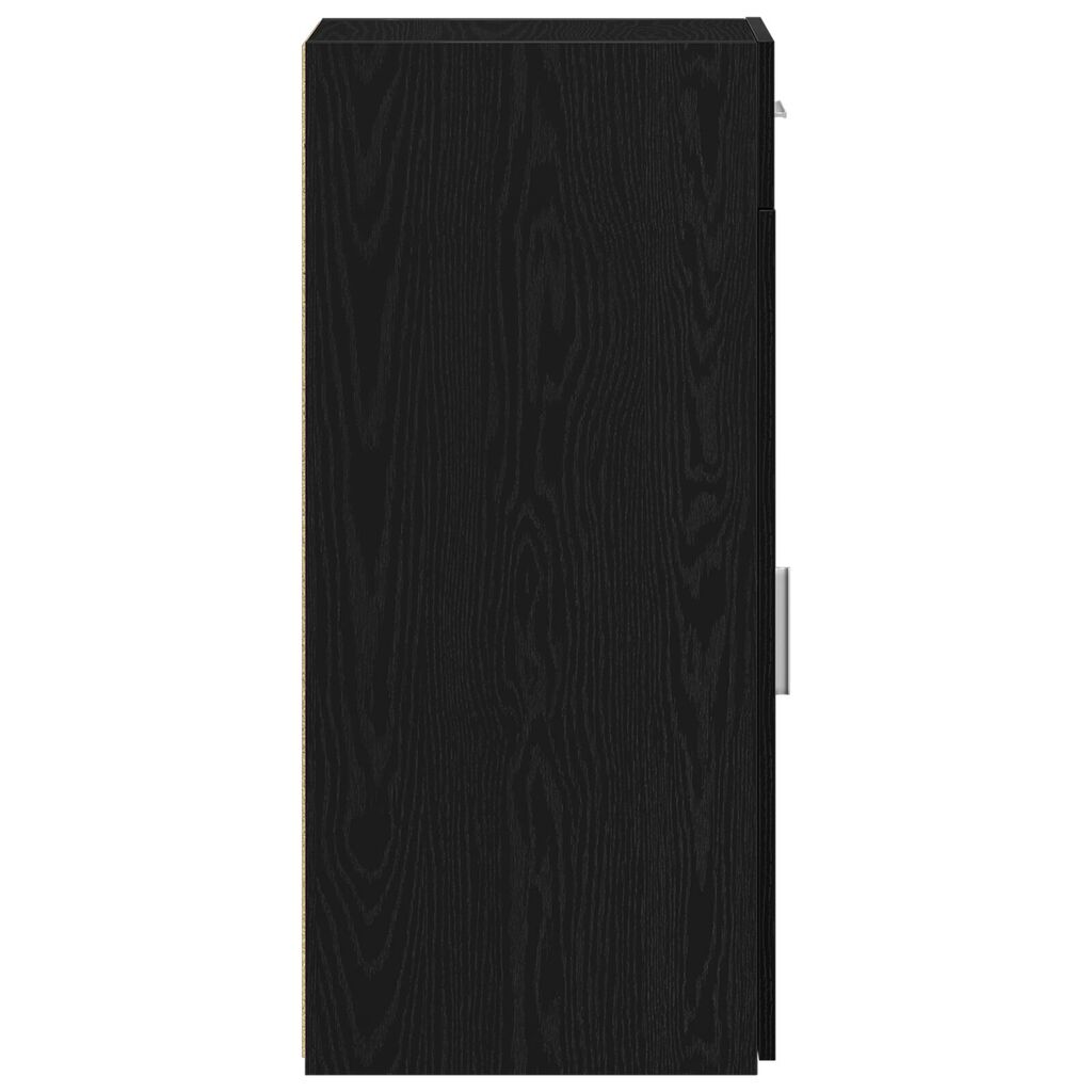 vidaXL Μπουφές Μαύρης Δρυός 30x42,5x93 εκ. Κατασκευασμένο από Ξύλο