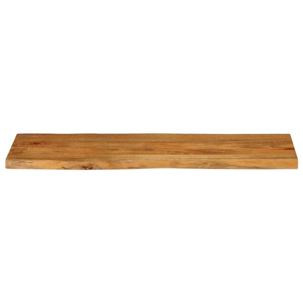 vidaXL Επιφάνεια Τραπεζιού 120x40x2,5 εκ. Live Edge Μασίφ Ξύλο Μάνγκο