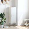 vidaXL Μπουφές Λευκός 36x39x123 εκ. από Ατσάλι