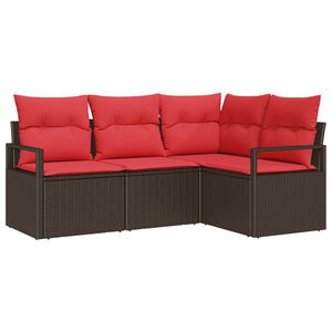vidaXL &Sigma;&epsilon;&tau; &Kappa;&alpha;&nu;&alpha;&pi;έ 4 pcs &Kappa;&alpha;&phi;έ &sigma;&upsilon;&nu;&theta;&epsilon;&tau;&iota;&kappa;ό &rho;&alpha;&tau;ά&nu;