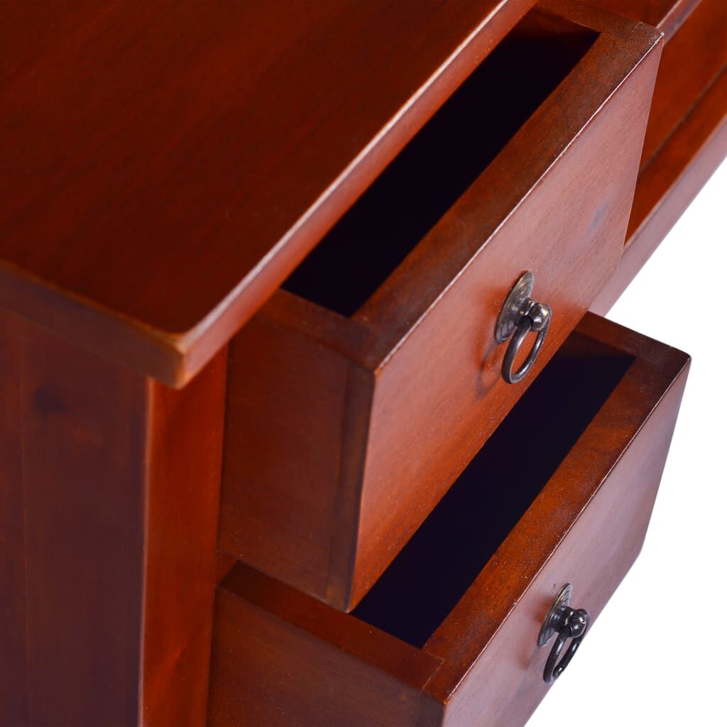 vidaXL Έπιπλο Τηλεόρασης Κλασικό Καφέ 100 x 40 x 45 εκ. Μασίφ Μαόνι