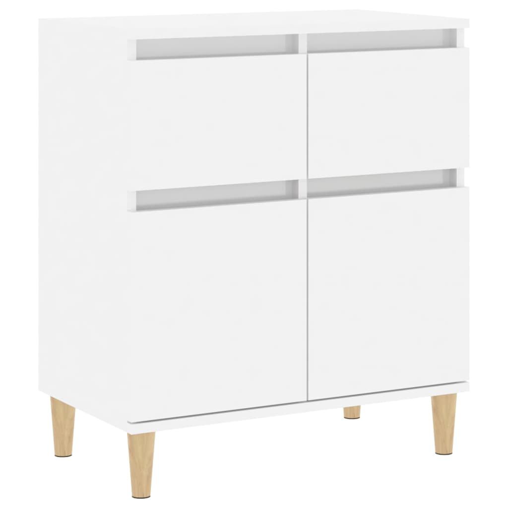 vidaXL Ντουλάπι Γυαλιστερό Λευκό 60x35x70 εκ. από Επεξεργασμένο Ξύλο