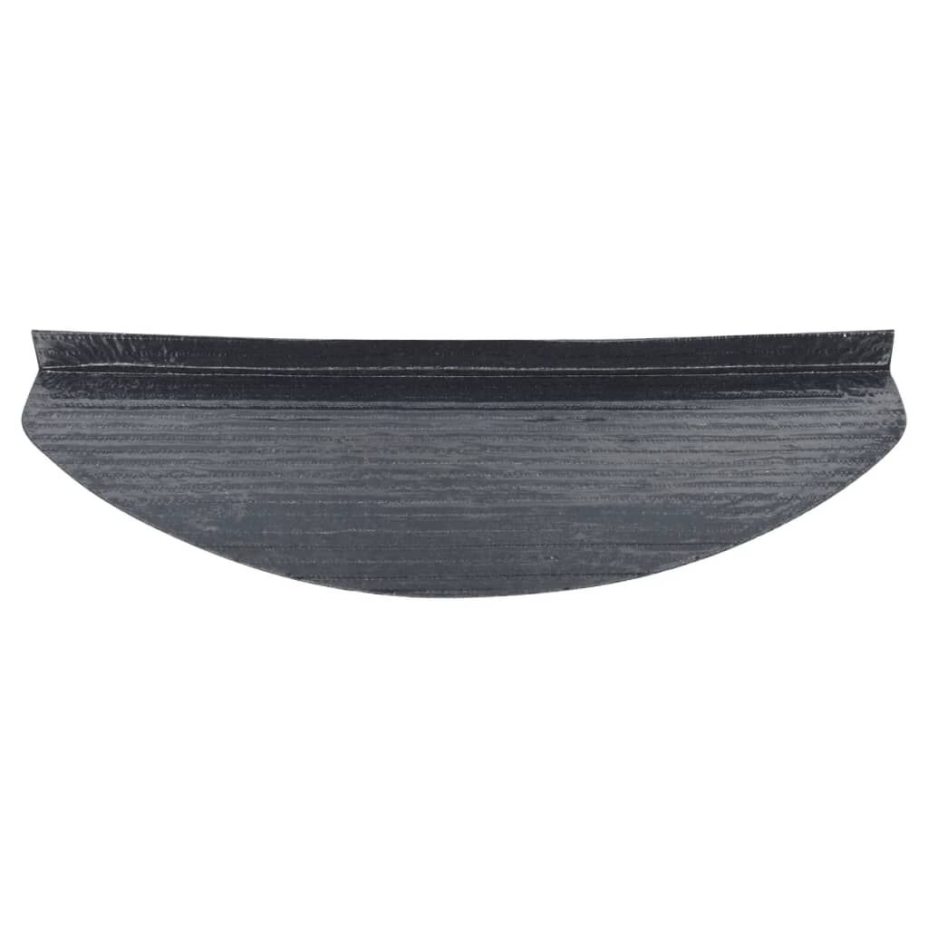 vidaXL Πατάκια Σκάλας Αυτοκόλλητα 10 τεμ. Γκρι 65 x 22,5 x 3,5 εκ.