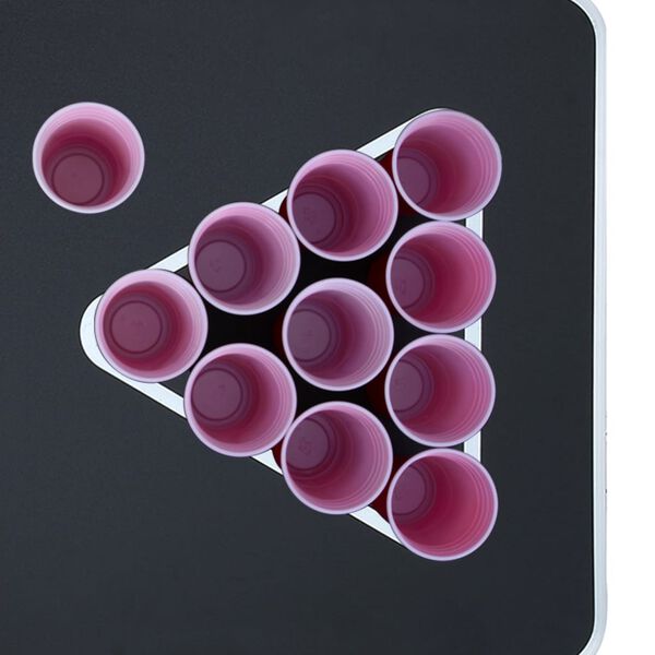 vidaXL Τραπέζι Beer Pong Πτυσσόμενο με Ποτήρια και Μπάλες 240 εκ.