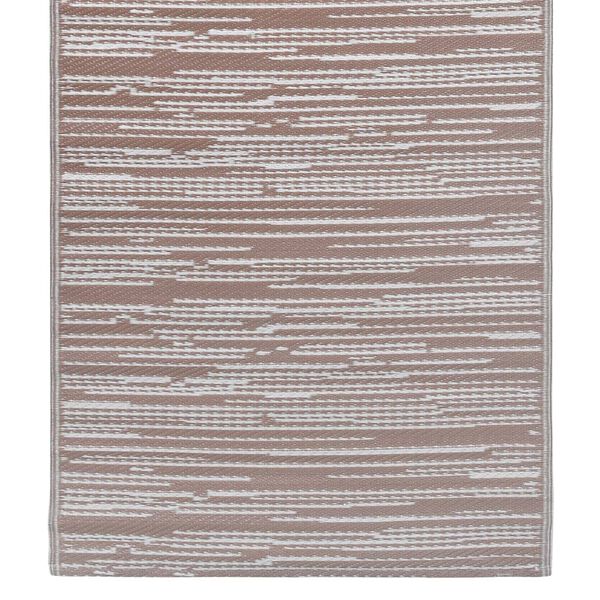 vidaXL Χαλί εξωτερικού χώρου ARAKIL καφέ 80x150 cm PP