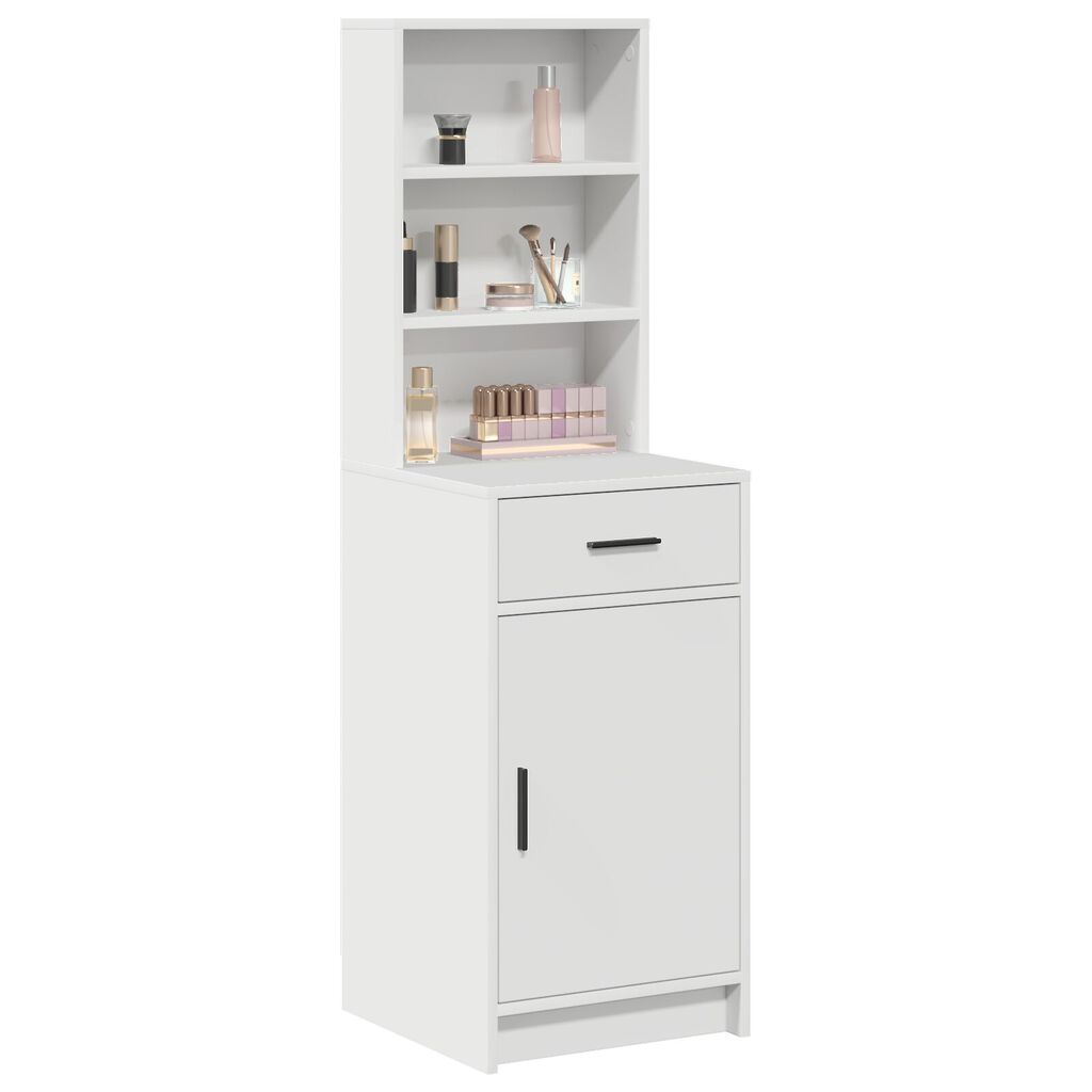 vidaXL Υψηλός μπουφές Λευκός 40x41x135 εκ. Ξύλο επεξεργασμένου