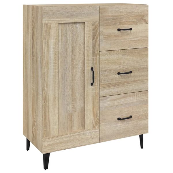 vidaXL Ντουλάπι Sonoma Δρυς 69,5 x 34 x 90 εκ. από Επεξεργασμένο Ξύλο