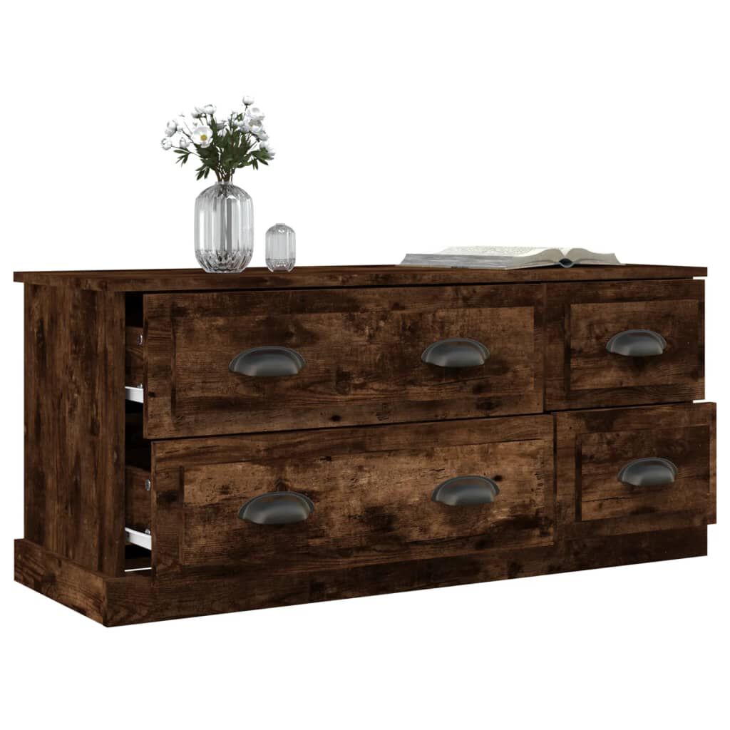 vidaXL Έπιπλο Τηλεόρασης Καπνιστή Δρυς 100 x 35,5 x 45 εκ. Επεξ. Ξύλο