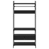 vidaXL Ντουλάπι Μαύρη δρυς 89 x 39 x 184.5 εκ. Επεξεργασμένο ξύλο