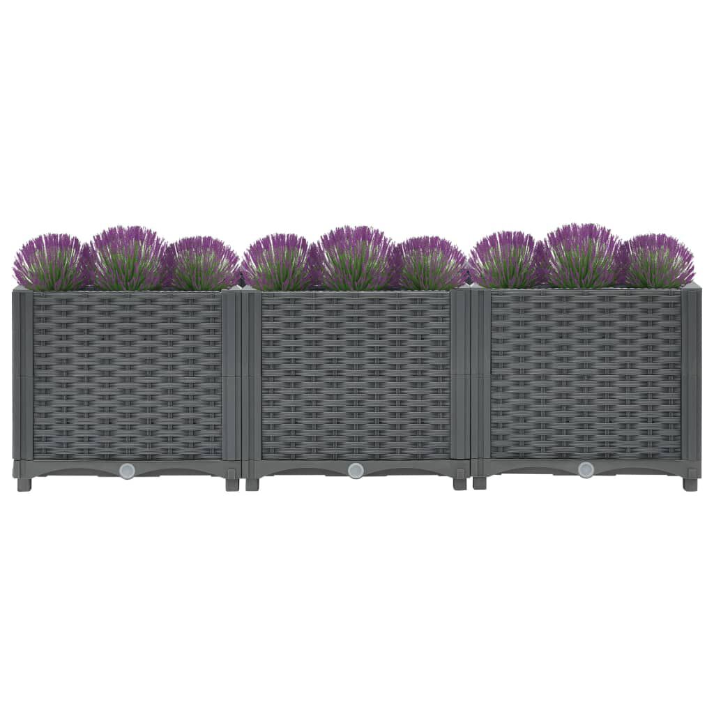 vidaXL Ζαρντινιέρα 120 x 40 x 38 εκ. από Πολυπροπυλένιο