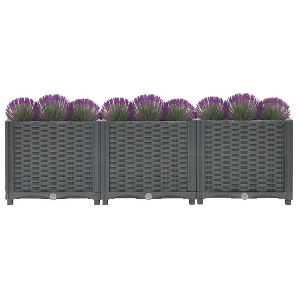 vidaXL Ζαρντινιέρα 120 x 40 x 38 εκ. από Πολυπροπυλένιο