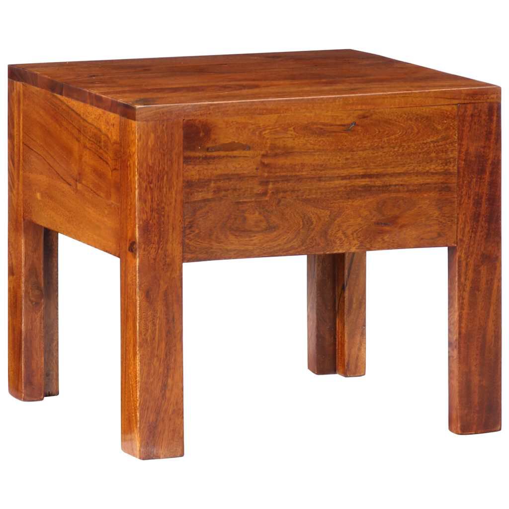 vidaXL Κομοδίνο 2 τεμάχια 40x40x36 cm μασίφ ξύλο ακακίας