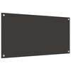 vidaXL Πίσω Πάνελ Κουζίνας 2 pcs Σκούρο Γκρι 100 x 50 cm